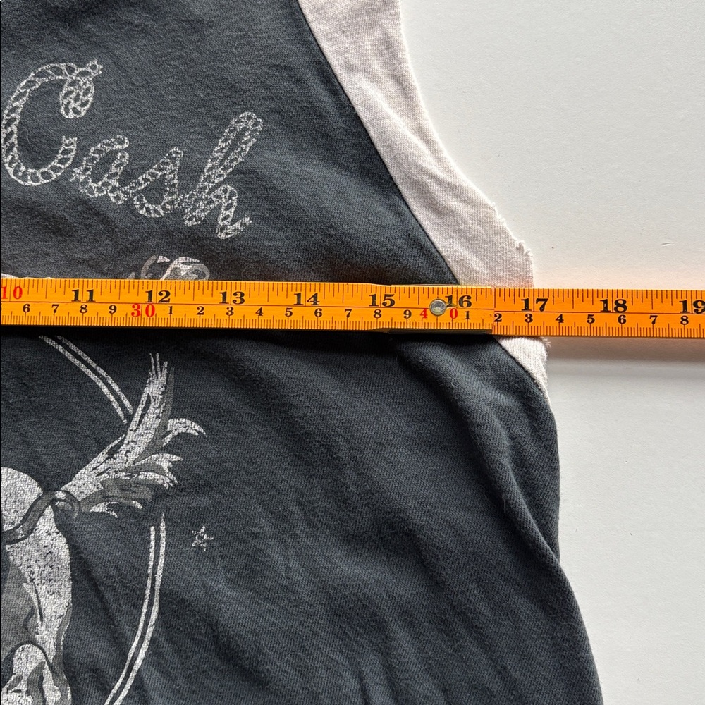Day Dreamer Free People Sleeveless Johnny Cash Tee Shirt Dress Size Large - Picture 9 of 12